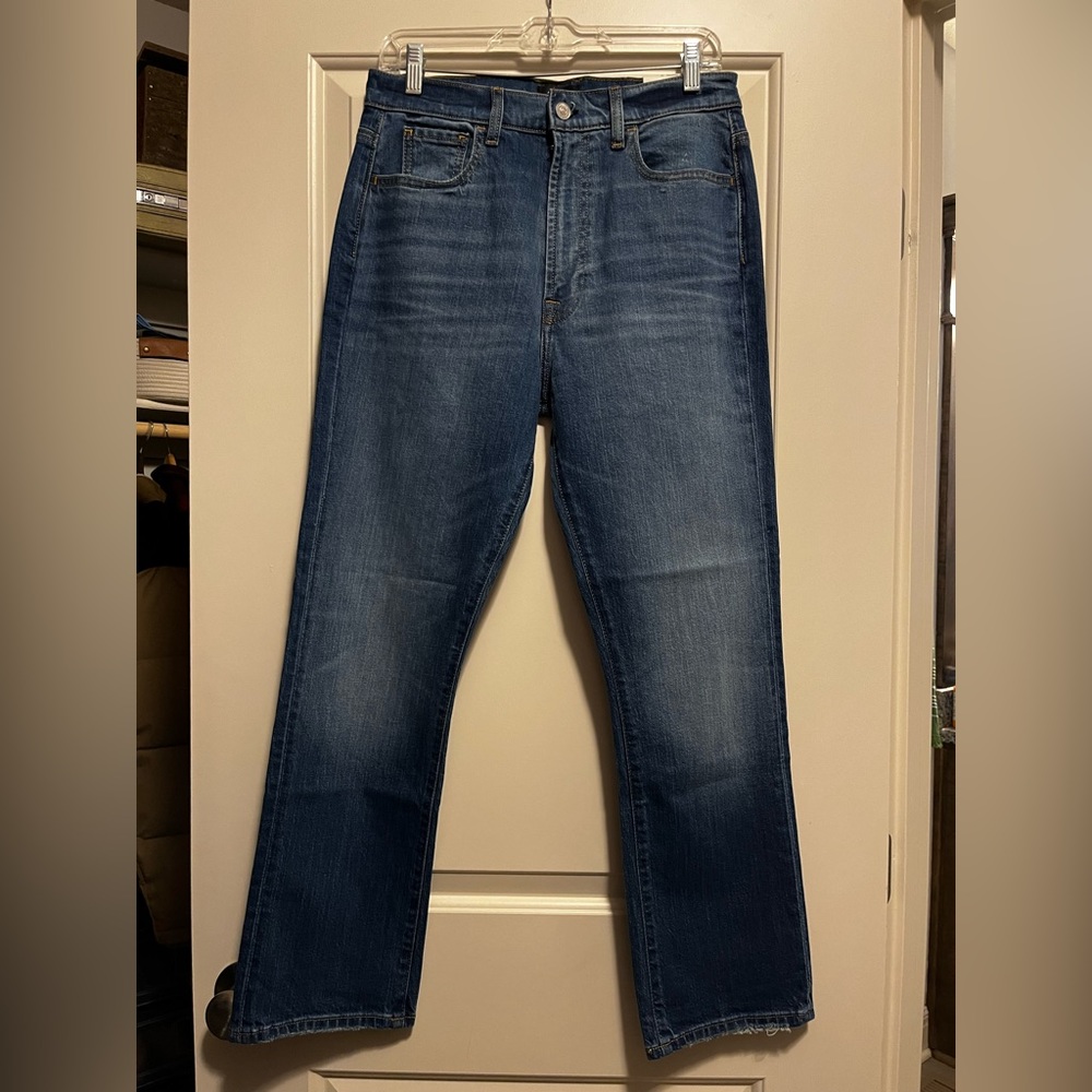 7 For All Mankind Easy Slim Cropped Jeans